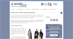 Desktop Screenshot of levetementhomme.fr