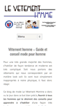Mobile Screenshot of levetementhomme.fr